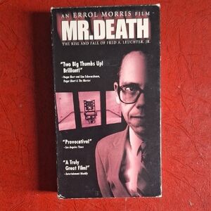 Mr. Death VHS Tape An Errol Morris Film The Rise And Fall Of Fred Leuchter Jr